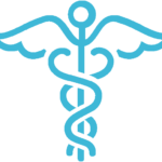 Paracelsium logo bez textu modre